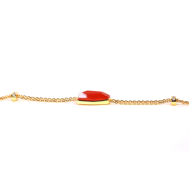 Bee Sharpness Collection South Red Agate Bracelet