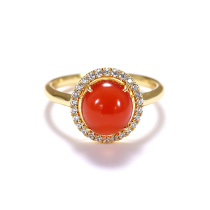 Morning Radiance Collection South Red Agate Ring