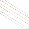 Premium Minimalist 925 Silver Gold-Plated Necklace 