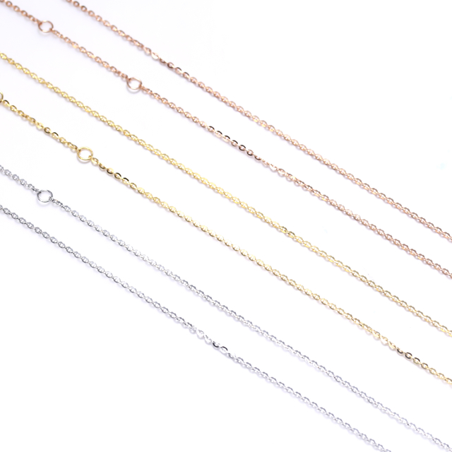 Premium Minimalist 925 Silver Gold-Plated Necklace 