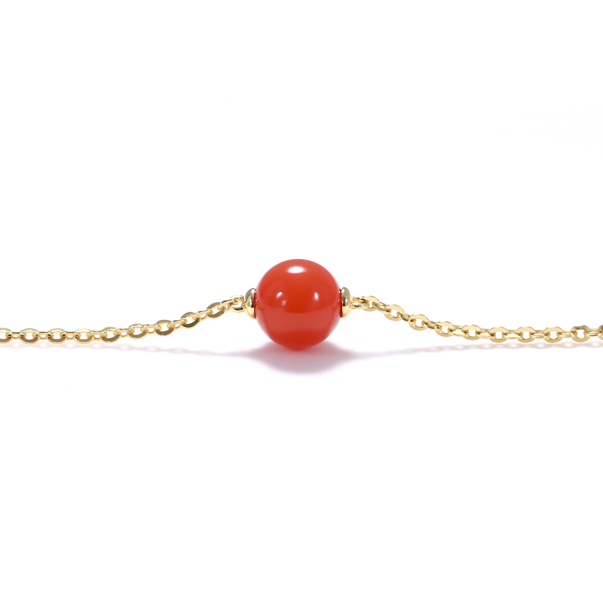 Tea Fruit Collection South Red Agate Bracelet