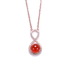 "8" Character Collection South Red Agate Necklace