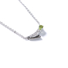 Spring Breeze Collection 925 Silver Peridot Necklace