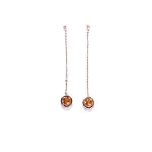 Shifang Collection Natural Crystal Earring（Long chain）