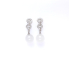 Morning Dew Collection Hetian Jade Earring(Nephrite）