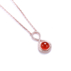"8" Character Collection South Red Agate Necklace