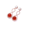 "8" Character Collection South Red Agate Earring