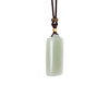 Hetian Jade Collection Hetian Jade Light Greenish White Jade Peace and Tranquility Plaques