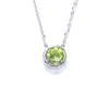 Shifang Collection Natural Colored Gemstones​ Peridot Necklace