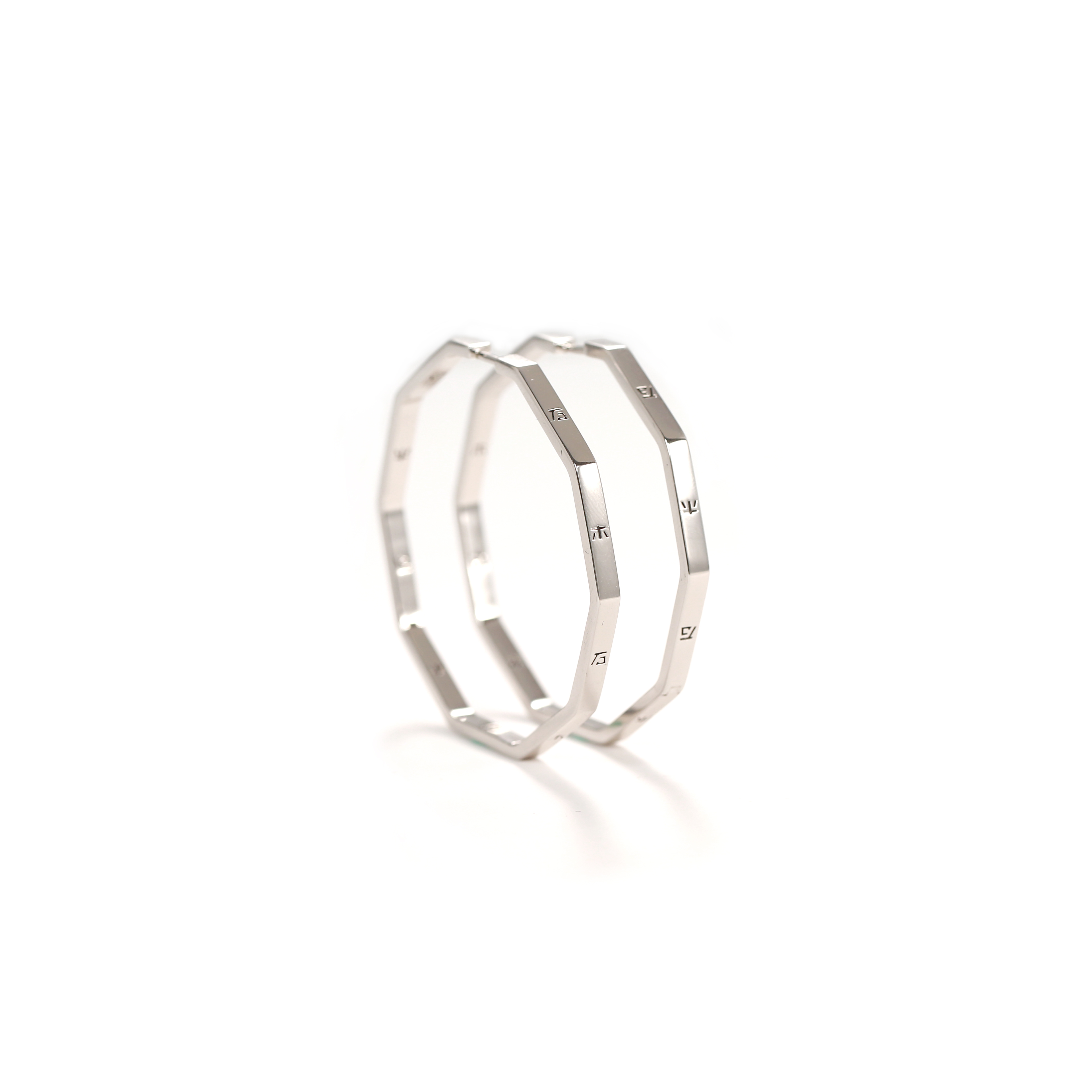 Shifang Collection 925 Silver Oversized Earring