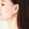 "8" Character Collection South Red Agate Earring