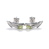 Spring Breeze Collection 925 Silver Peridot Earring Stud