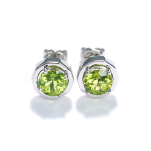 Shifang Collection Natural Colored Gemstones​ Earring stud