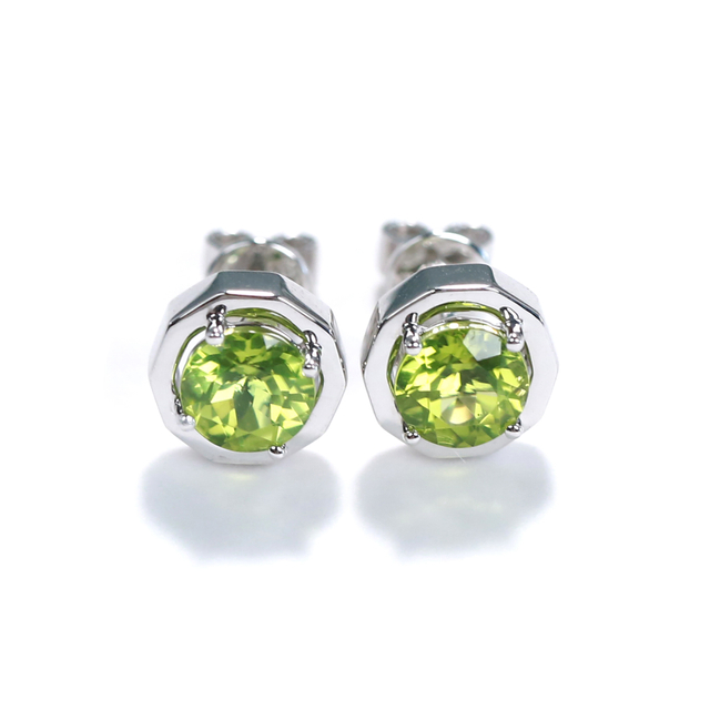 Shifang Collection Natural Colored Gemstones​ Earring stud