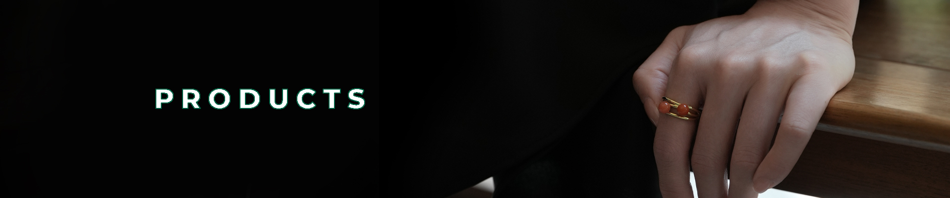 Gold Ring Product Display