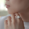 Elegant Minimalist Hetian Jade Ring