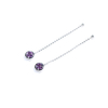 Shifang Collection Natural Crystal Earring（Long chain）