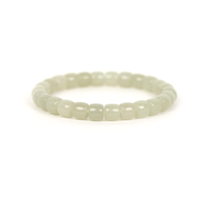Hetian Jade Collection Bead Bracelet M Size