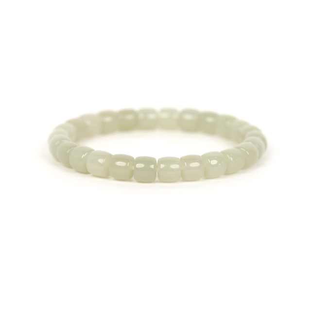 Hetian Jade Collection Bead Bracelet M Size