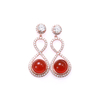 "8" Character Collection South Red Agate Earring