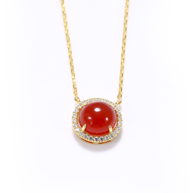 Morning Radiance Collection South Red Agate Necklace