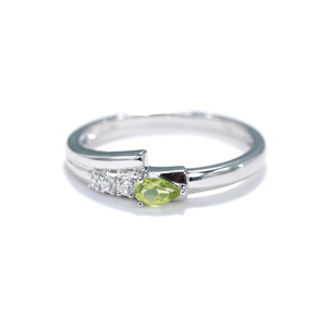 Spring Breeze Collection 925 Silver Peridot Ring