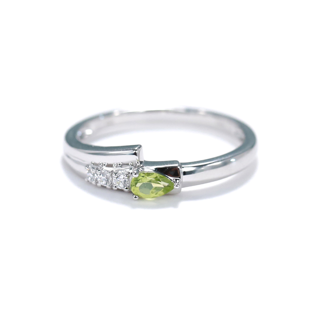 Spring Breeze Collection 925 Silver Peridot Ring