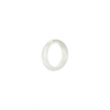 Hetian Jade Collection Hetian Jade Light Greenish White Jade Ring