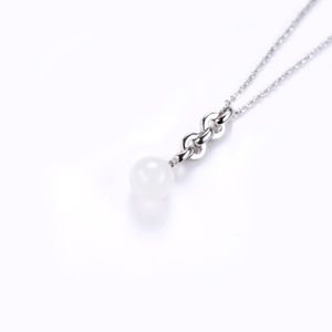 Morning Dew Collection Hetian Jade Necklace(Nephrite）