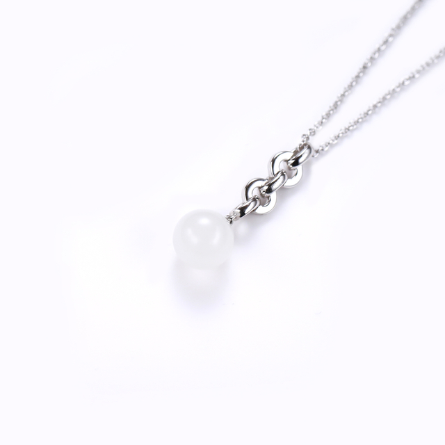 Morning Dew Collection Hetian Jade Necklace(Nephrite）