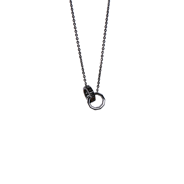 Shifang Collection 925 Silver Duo Necklace 