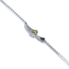 Spring Breeze Collection 925 Silver Peridot Bracelet