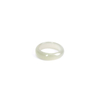Hetian Jade Collection Hetian Jade Light Greenish White Jade Ring