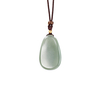 Hetian Jade Collection Hetian Jade Light Greenish White Jade Peace and Tranquility Plaques