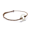 Hetian Jade Collection Hetian Jade Light Greenish White Jade Handcrafted Rope