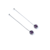 Shifang Collection Natural Crystal Earring（Long chain）