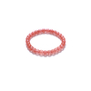South Red Agate Collection Bead Bracelet (Cherry Blossom Pink)