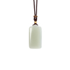 Hetian Jade Collection Hetian Jade Light Greenish White Jade Peace and Tranquility Plaques