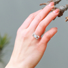 Butterfly-Inspired Hetian Jade Ring