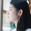 Shifang Collection Lapis Lazuli 925 Silver Earring
