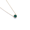 Shifang Collection Malachite 925 Silver Gold-Plated Necklace