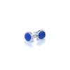 Shifang Collection Lapis Lazuli 925 Silver Earring Stud