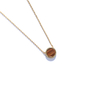 Shifang Collection Tiger's Eye 925 Silver Gold-Plated Necklace