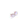 Shifang Collection Pearl 925 Silver Rose Gold-Plated Earring Stud 