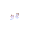 Shifang Collection Pearl 925 Silver Rose Gold-Plated Earring Stud 
