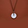 Hetian Jade Collection Hetian Jade White Jade Five Elements Safety Buckle Pendant