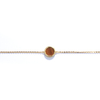 Shifang Collection Tiger's Eye 925 Silver Gold-Plated Bracelet