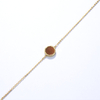 Shifang Collection Tiger's Eye 925 Silver Gold-Plated Bracelet