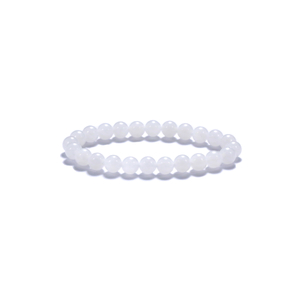 Hetian Jade Collection Bead Bracelet White Jade