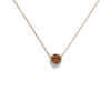 Shifang Collection Tiger's Eye 925 Silver Gold-Plated Necklace